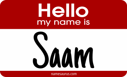 Hello my name is Saam png download