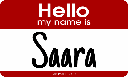 Hello my name is Saara png download