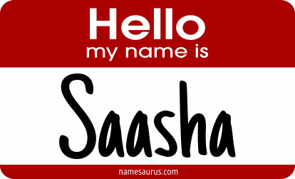 Hello my name is Saasha png download
