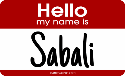 Hello my name is Sabali png download