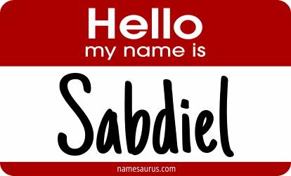 Hello my name is Sabdiel png download