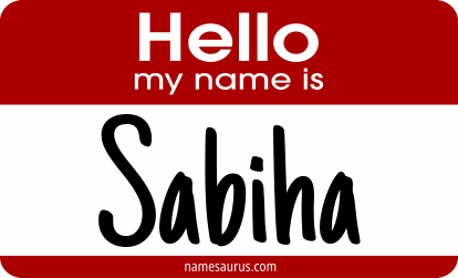 Hello my name is Sabiha png download