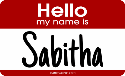 Hello my name is Sabitha png download