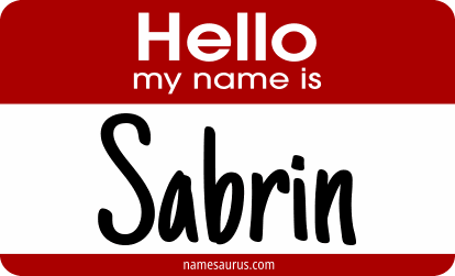 Hello my name is Sabrin png download