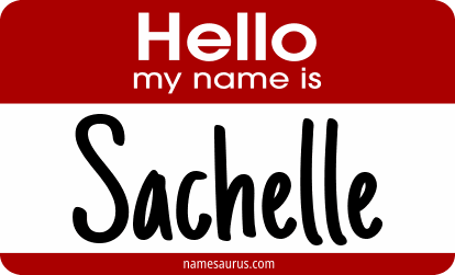 Hello my name is Sachelle png download
