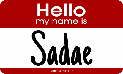 Hello my name is Sadae png download