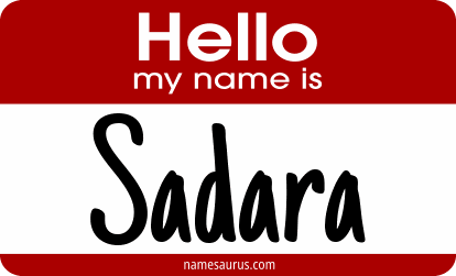 Hello my name is Sadara png download