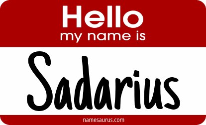 Hello my name is Sadarius png download