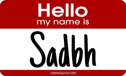 Hello my name is Sadbh png download