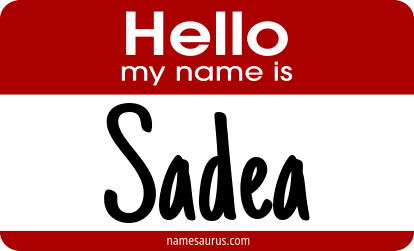 Hello my name is Sadea png download