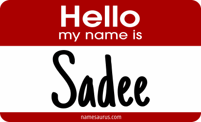 Hello my name is Sadee png download