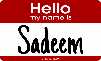 Hello my name is Sadeem png download
