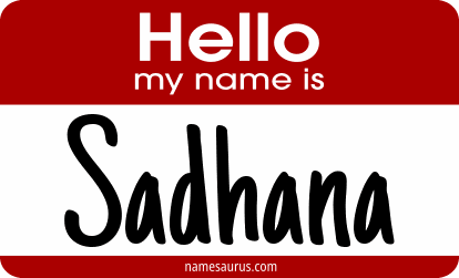 Hello my name is Sadhana png download