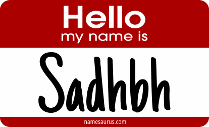 Hello my name is Sadhbh png download