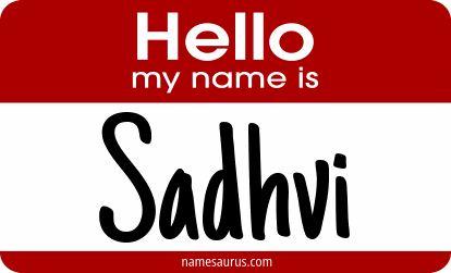 Hello my name is Sadhvi png download