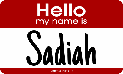 Hello my name is Sadiah png download