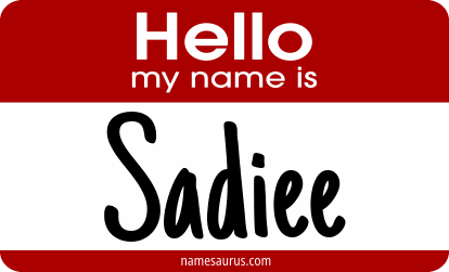 Hello my name is Sadiee png download