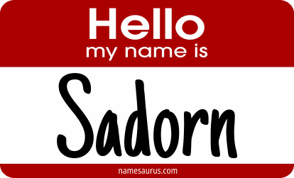 Hello my name is Sadorn png download