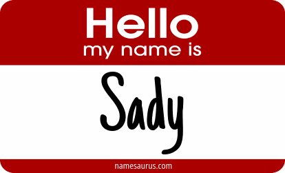 Hello my name is Sady png download