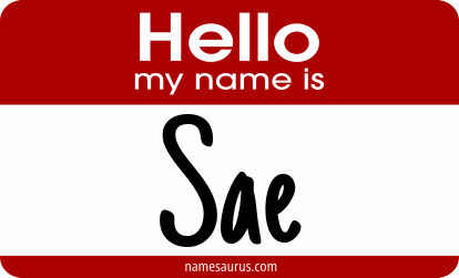 Hello my name is Sae png download