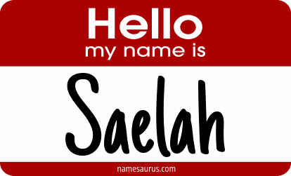 Hello my name is Saelah png download