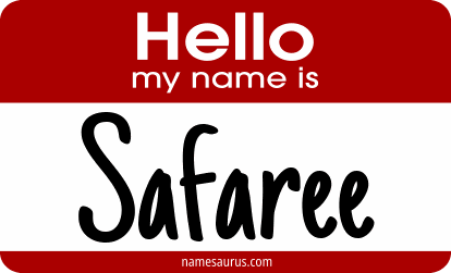Hello my name is Safaree png download