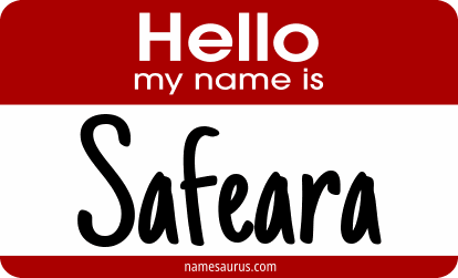 Hello my name is Safeara png download