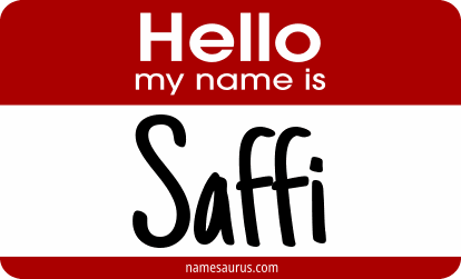 Hello my name is Saffi png download