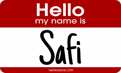 Hello my name is Safi png download