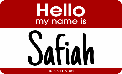 Hello my name is Safiah png download