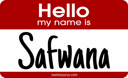 Hello my name is Safwana png download
