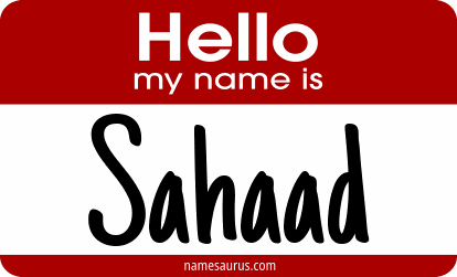 Hello my name is Sahaad png download