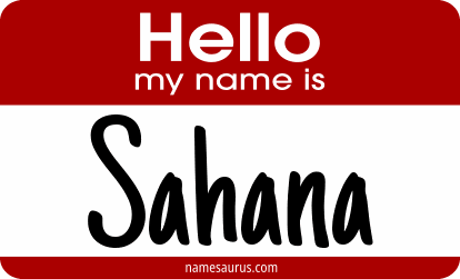 Hello my name is Sahana png download