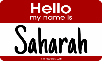 Hello my name is Saharah png download