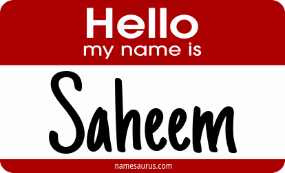 Hello my name is Saheem png download