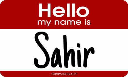 Hello my name is Sahir png download