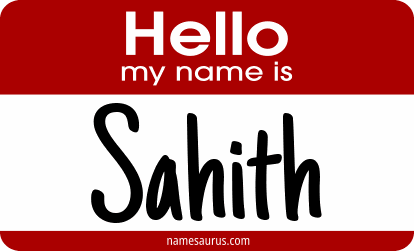 Hello my name is Sahith png download
