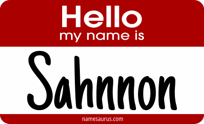 Hello my name is Sahnnon png download