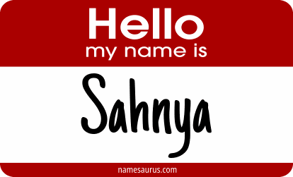 Hello my name is Sahnya png download
