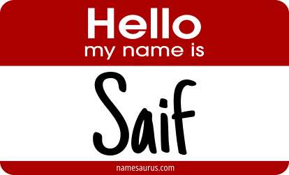 Hello my name is Saif png download