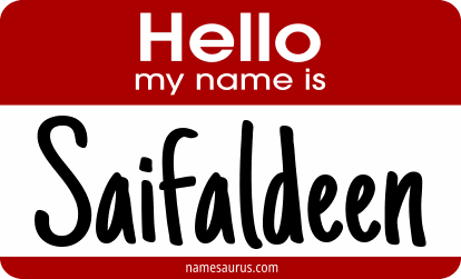 Hello my name is Saifaldeen png download