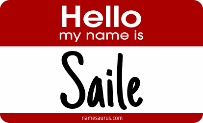 Hello my name is Saile png download