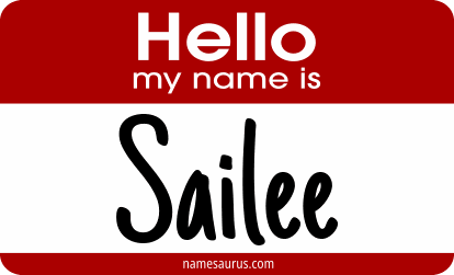 Hello my name is Sailee png download