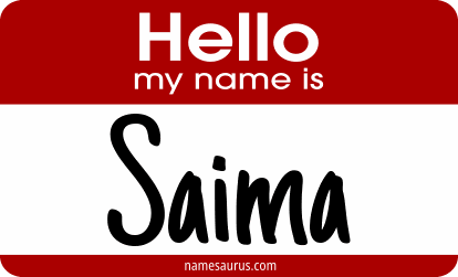 Hello my name is Saima png download