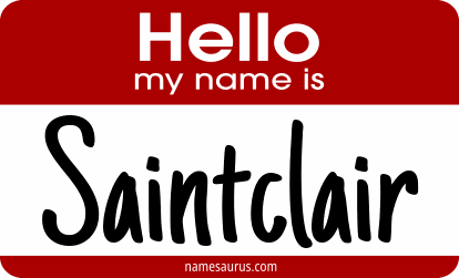Hello my name is Saintclair png download