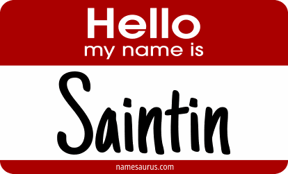 Hello my name is Saintin png download