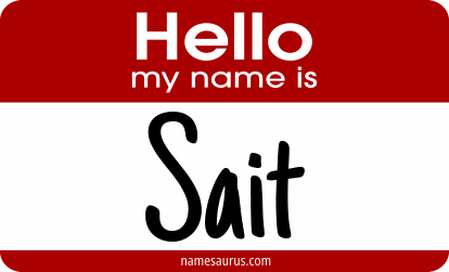 Hello my name is Sait png download