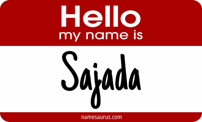 Hello my name is Sajada png download