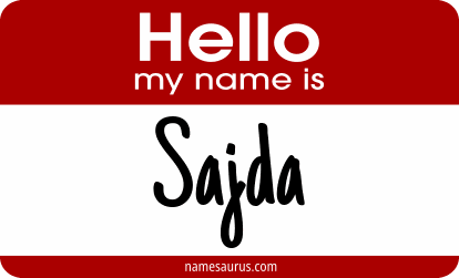 Hello my name is Sajda png download