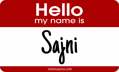 Hello my name is Sajni png download